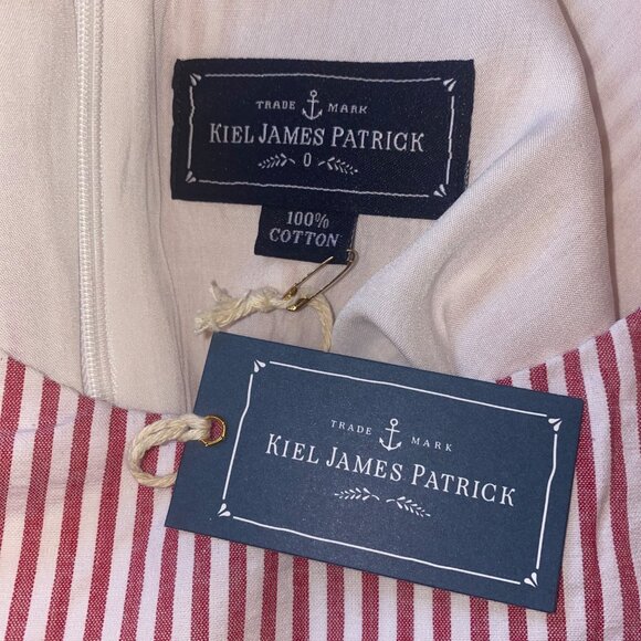 NWT KJP Kiel James Patrick Seaside Striped Dress 0 - Picture 4 of 4